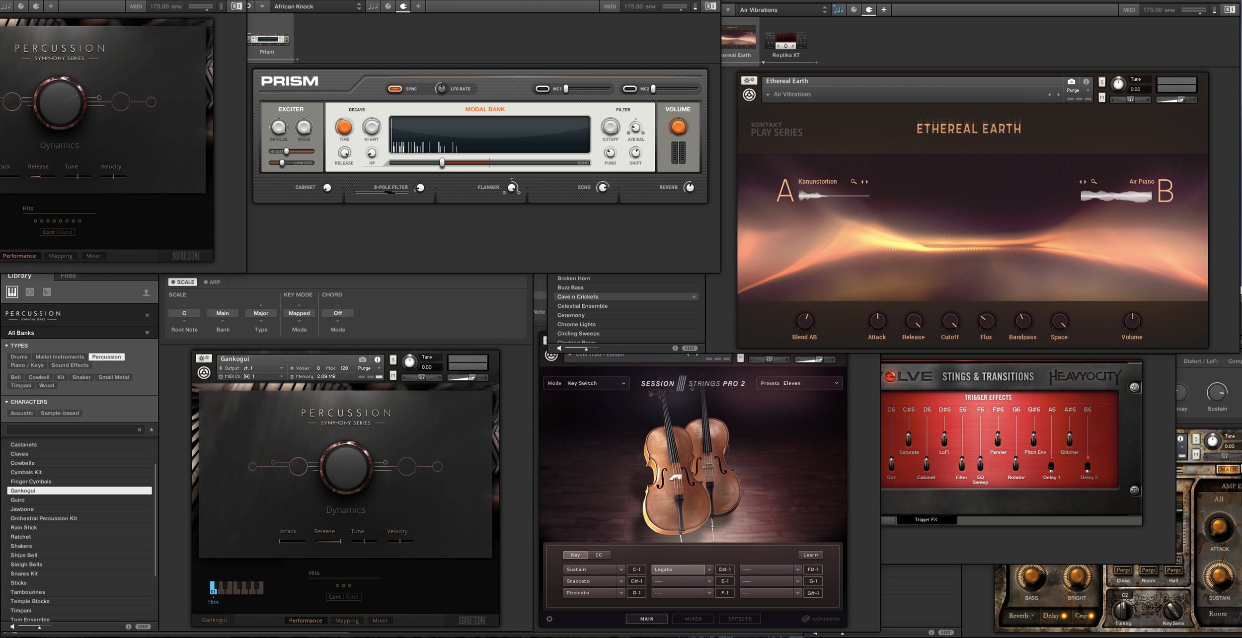 All the plugins used