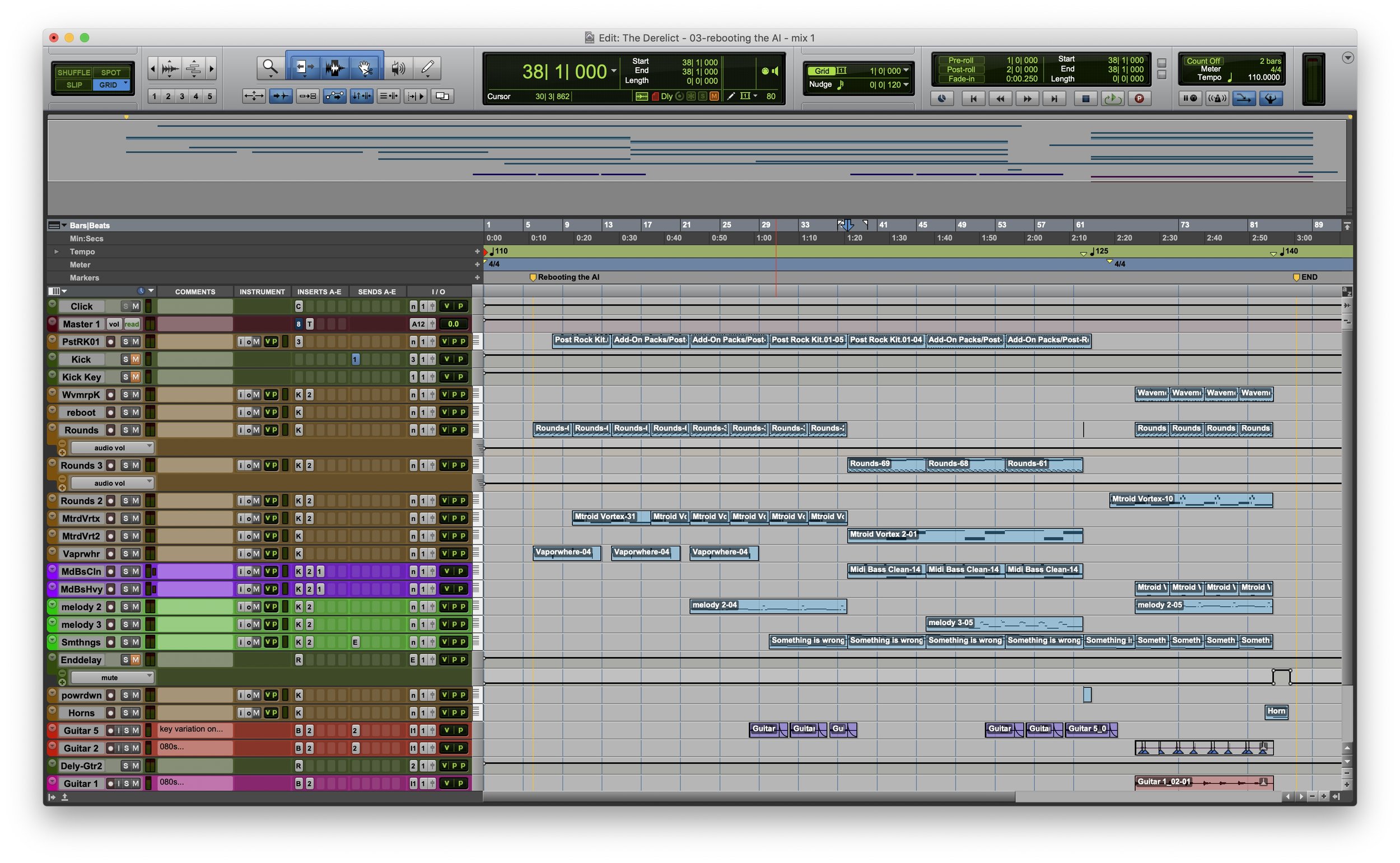 Pro Tools session